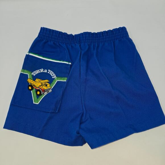 Tonka Tuff Polo Shirt Shorts Outfit Size 5T Blue Embroidered 1985 Elkay VG+ Cond - Picture 11 of 12